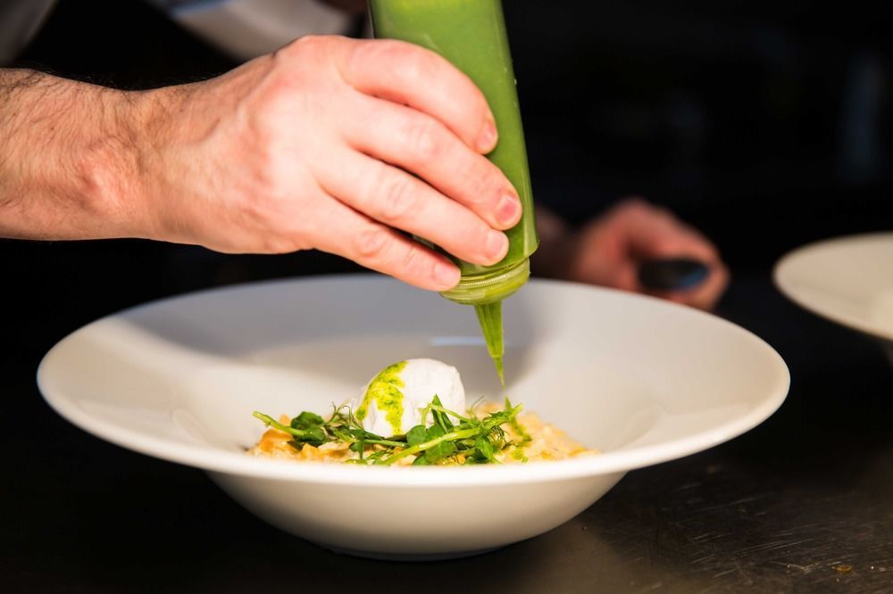 Hotel The Millstone, Mellor Blackburn  Exterior foto A chef using a piping bag